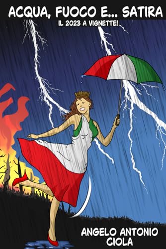 Copertina del libro Acqua, fuoco e… satira